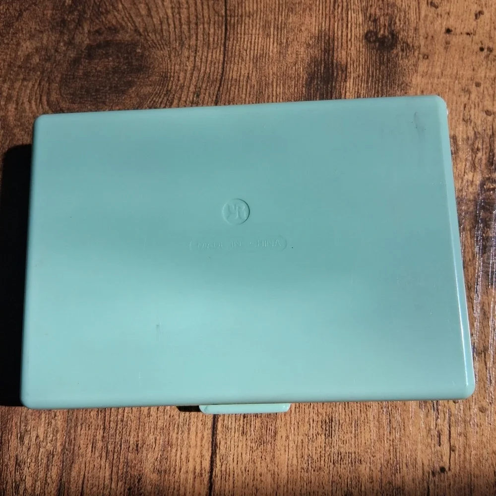 Tissue Mirror Compact Blue/Green Travel Portable‎ Water Resistant